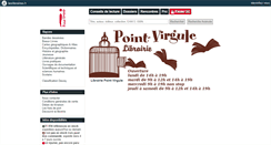 Desktop Screenshot of librairiepointvirgule.fr